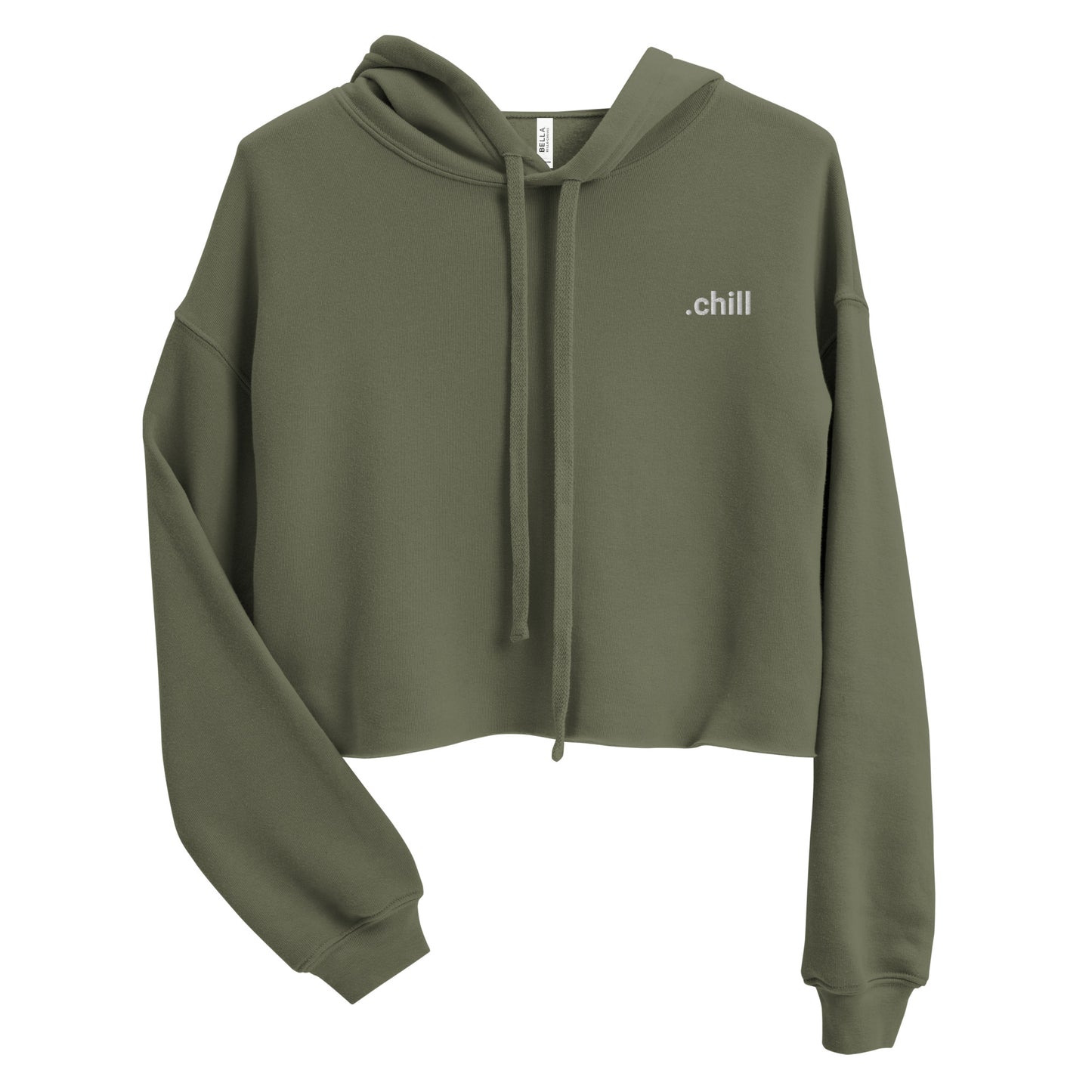 Sudadera corta (crop hoodie) .chill